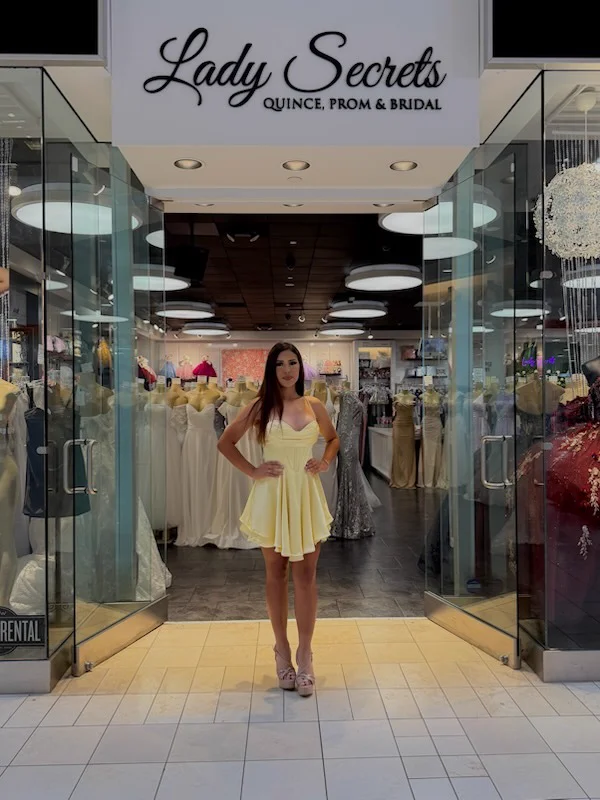 Cocktail Dress Yellow